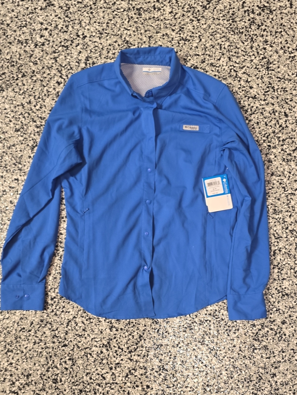 Columbia Men's Royal Blue Long-Sleeve Button-Down Shirt
